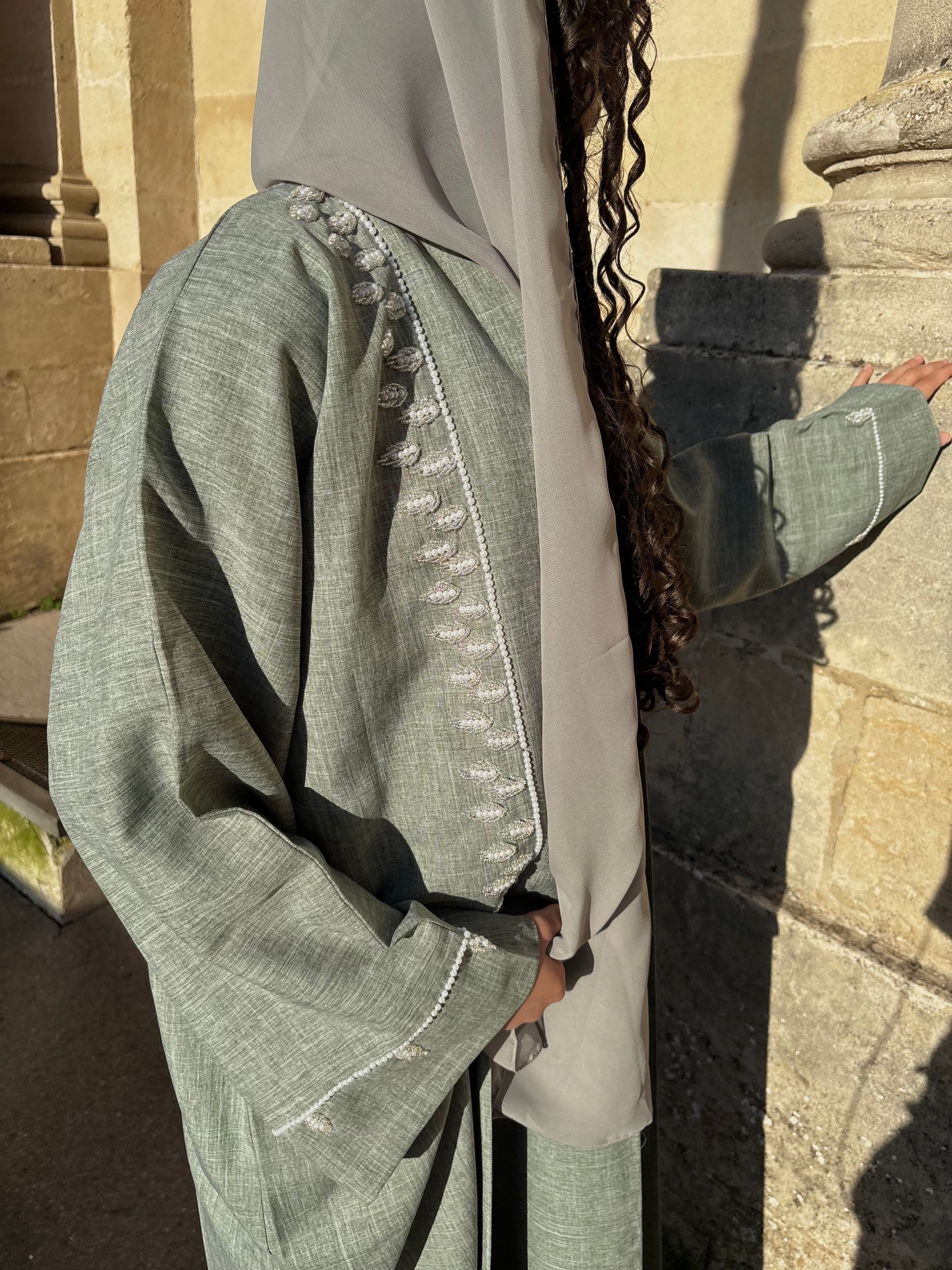 Abaya Linen Mira